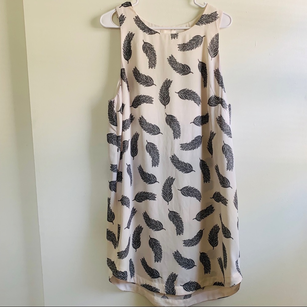 H&M Feather Silk Dress